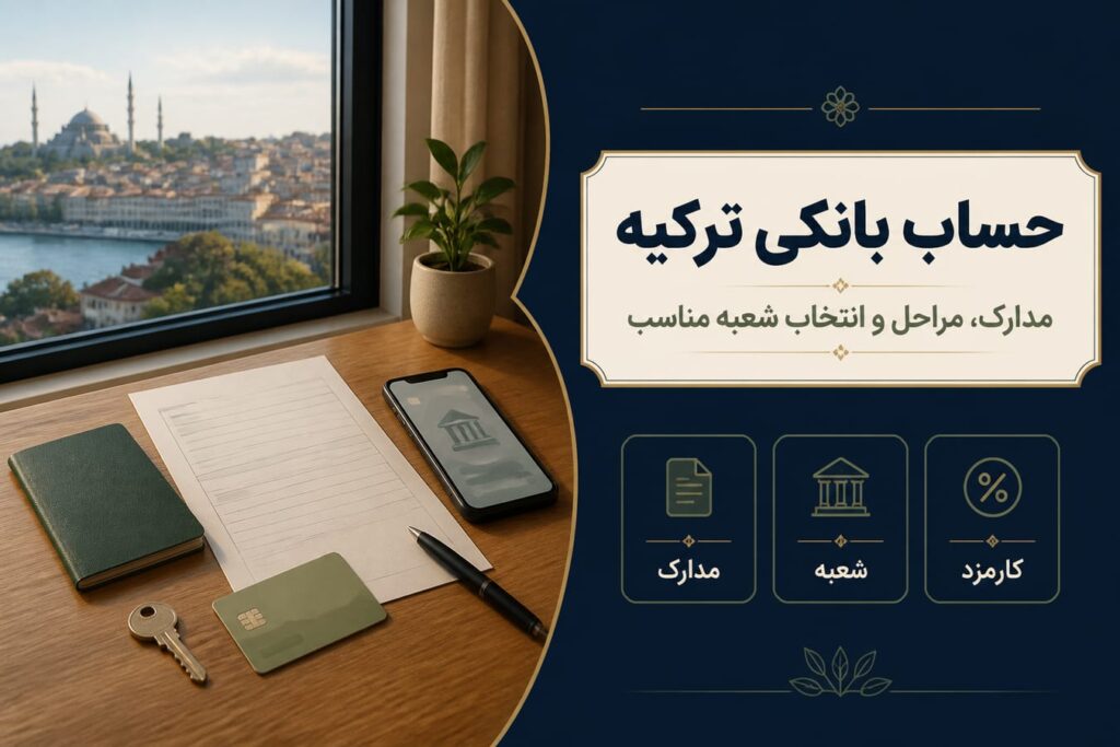 افتتاح حساب بانکی در ترکیه